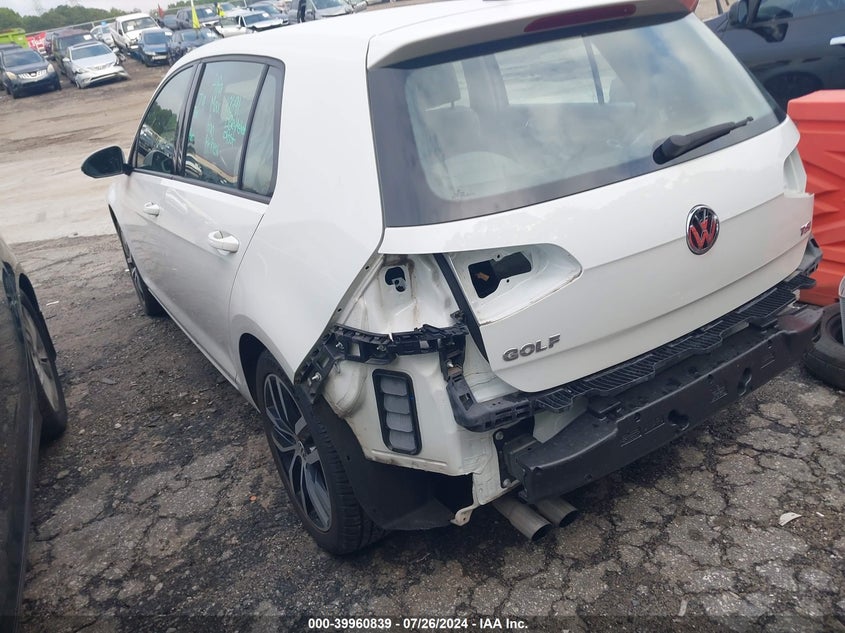 2015 VOLKSWAGEN GOLF TSI SE 4-DOOR - 3VW217AU0FM077938
