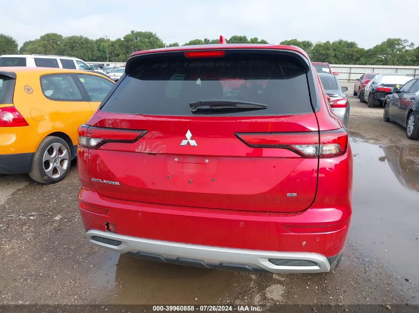 2023 Mitsubishi Outlander Se/Se Black Edition/Se Te VIN: JA4J3UA86PZ047556 Lot: 39960858