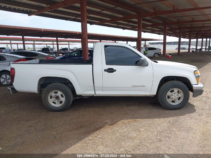 2005 GMC Canyon VIN: 1GTCS148858153585 Lot: 39960874