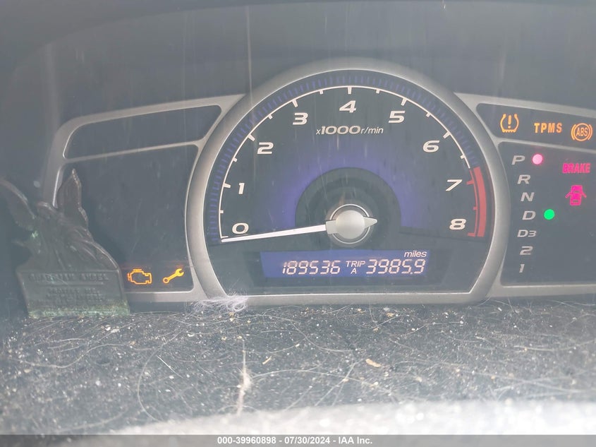 2008 Honda Civic Lx VIN: 2HGFA16508H526251 Lot: 39960898