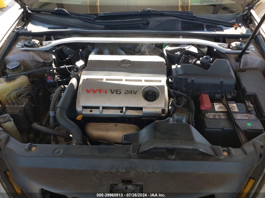 2003 Lexus Es 300 300 VIN: JTHBF30G836012158 Lot: 39960913