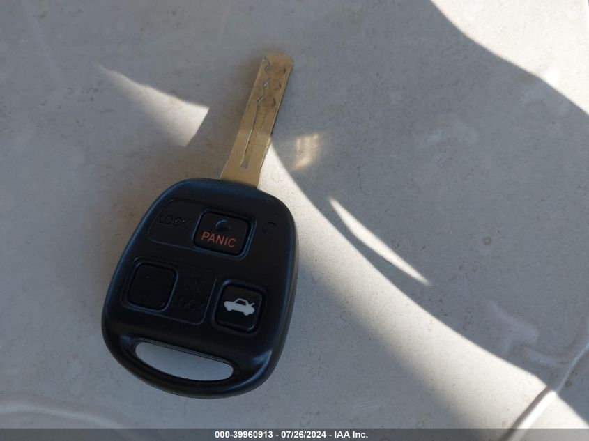 2003 Lexus Es 300 300 VIN: JTHBF30G836012158 Lot: 39960913