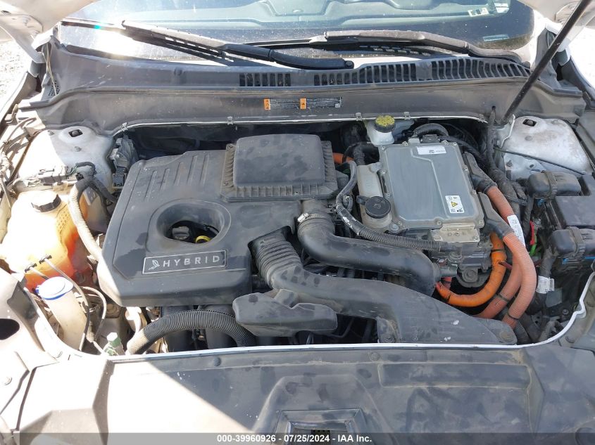 2017 Lincoln Mkz Hybrid Reserve VIN: 3LN6L5MU0HR663698 Lot: 39960926