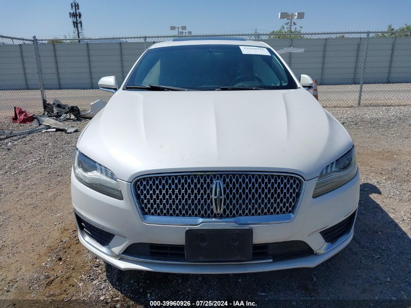 2017 Lincoln Mkz Hybrid Reserve VIN: 3LN6L5MU0HR663698 Lot: 39960926