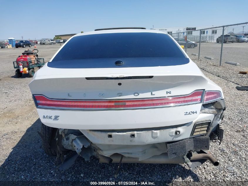 2017 Lincoln Mkz Hybrid Reserve VIN: 3LN6L5MU0HR663698 Lot: 39960926