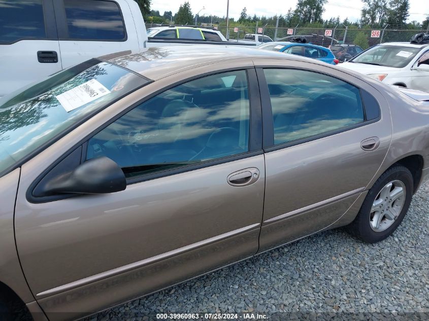 2002 Dodge Intrepid Es VIN: 2B3HD56M72H134356 Lot: 39960963