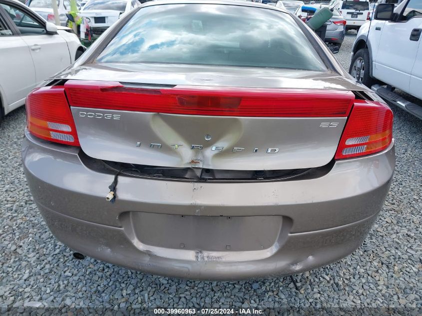 2002 Dodge Intrepid Es VIN: 2B3HD56M72H134356 Lot: 39960963
