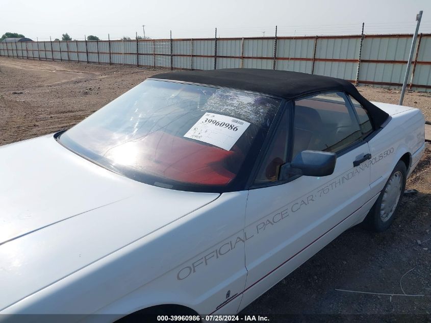 1992 Cadillac Allante VIN: 1G6VS3381NU125207 Lot: 39960986