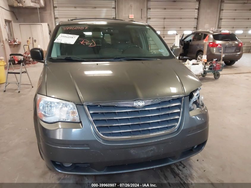 2010 Chrysler Town & Country Touring Plus VIN: 2A4RR8DX6AR330424 Lot: 39960987