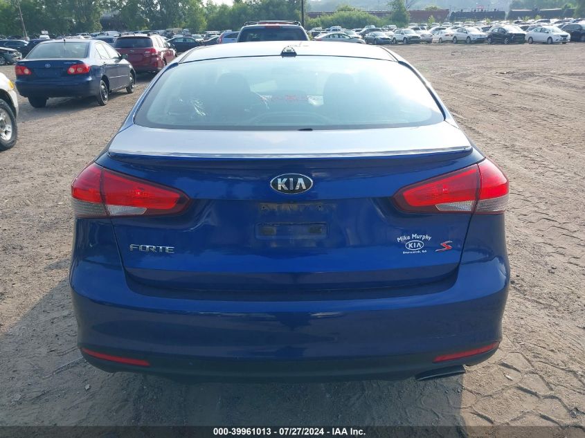 2017 Kia Forte S VIN: 3KPFL4A76HE086292 Lot: 39961013