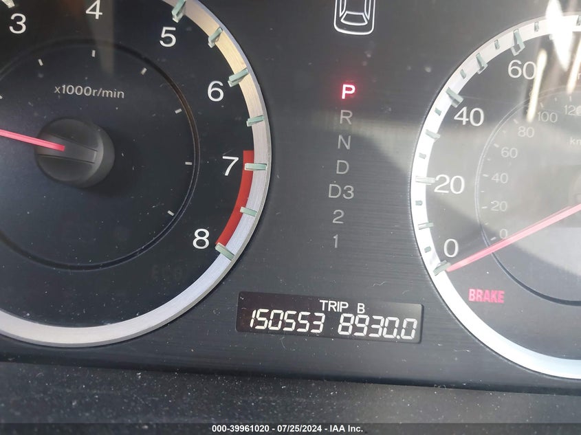 2011 Honda Accord 2.4 Lx VIN: 1HGCP2F34BA103510 Lot: 39961020