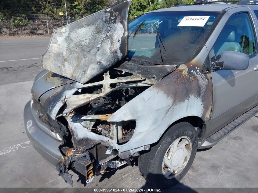 2002 Toyota Sienna Le/Xle VIN: 4T3ZF13C62U437209 Lot: 39961024