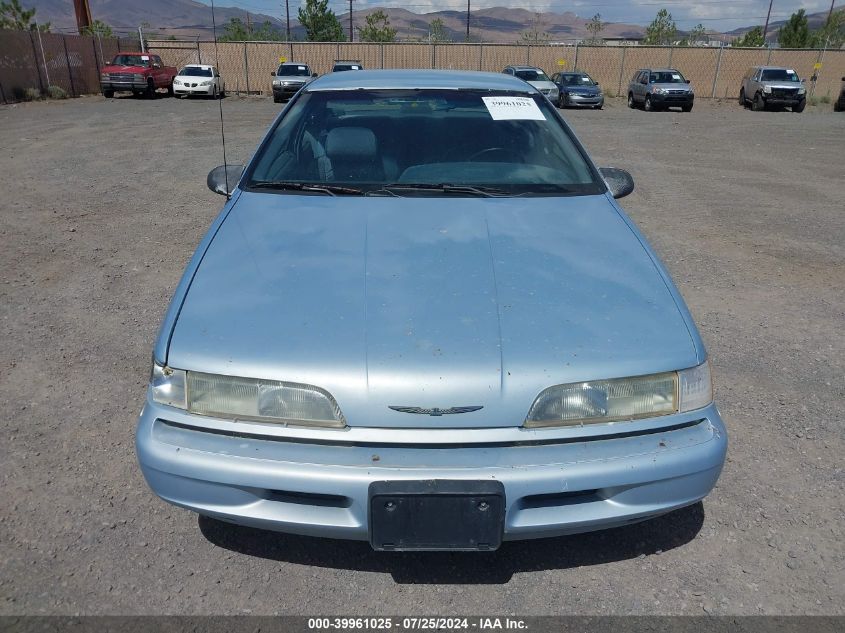 1992 Ford Thunderbird Lx VIN: 1FAPP624XNH147826 Lot: 39961025