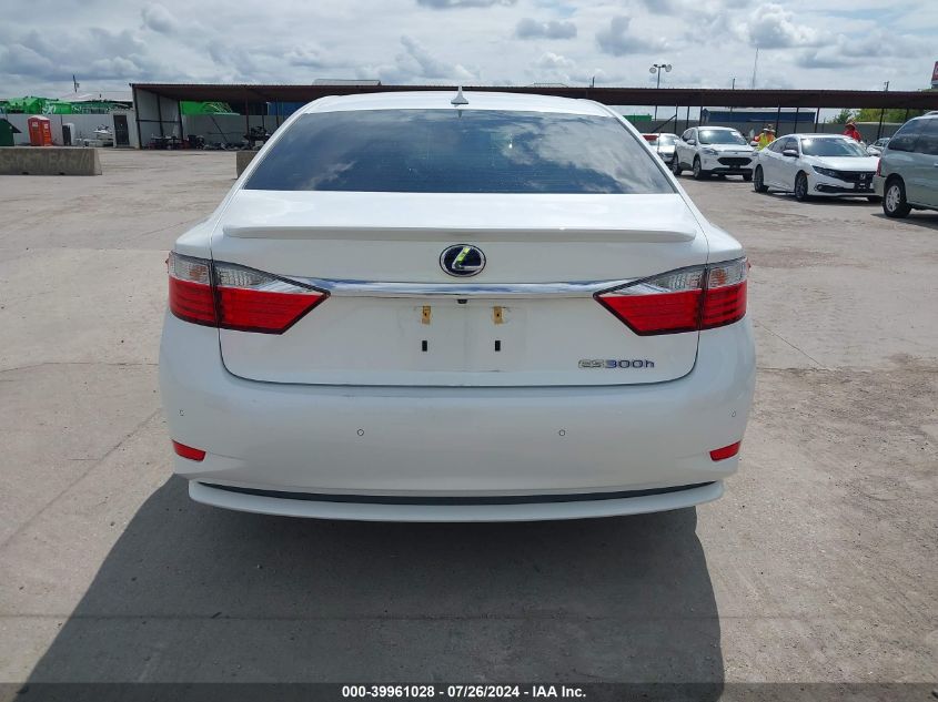 2014 Lexus Es 300H VIN: JTHBW1GG2E2043197 Lot: 39961028