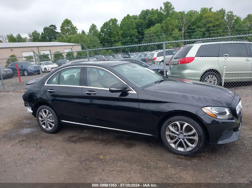 2016 Mercedes-Benz C 300 4Matic VIN: 55SWF4KB6GU114464 Lot: 39961053