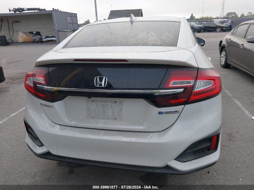2018 Honda Clarity Plug-In Hybrid VIN: JHMZC5F16JC015709 Lot: 39961077