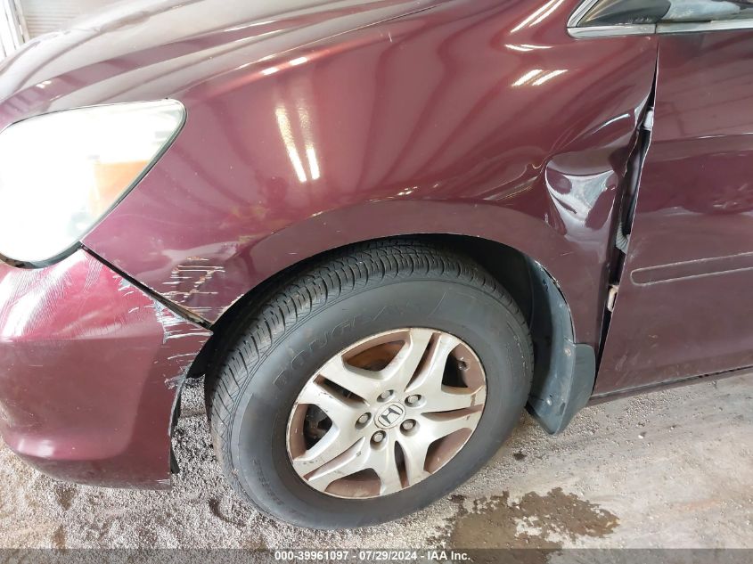 2007 Honda Odyssey Exl VIN: 5FNRL38657B439327 Lot: 39961097