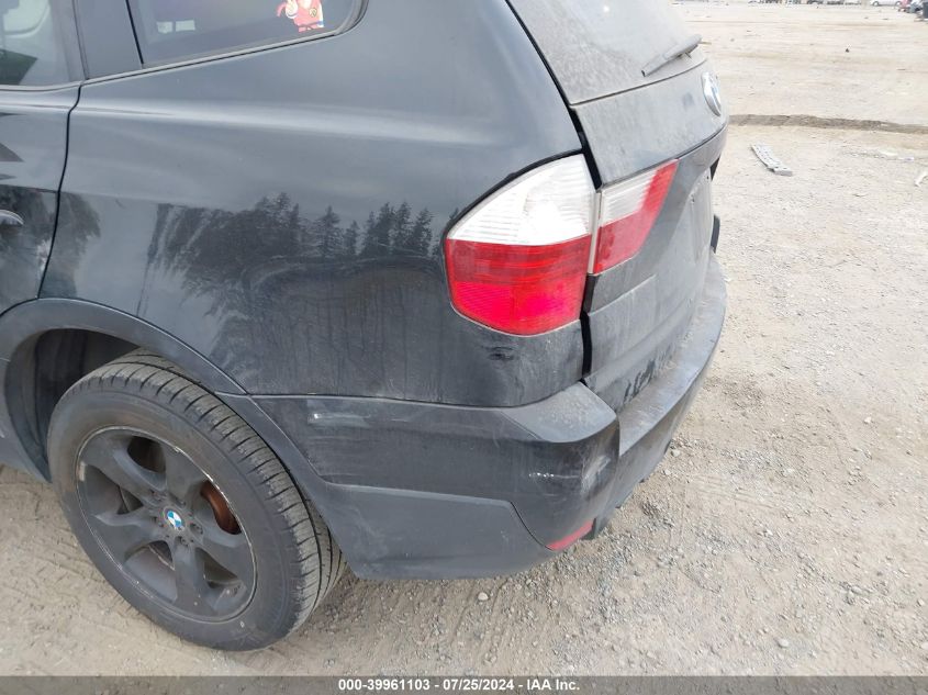 2008 BMW X3 3.0Si VIN: WBXPC93428WJ13226 Lot: 39961103