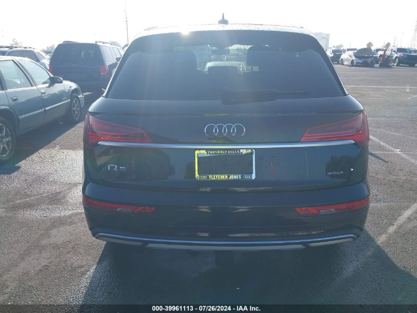 2021 Audi Q5 Premium Plus 45 Tfsi Quattro S Tronic VIN: WA1BAAFY1M2061788 Lot: 39961113