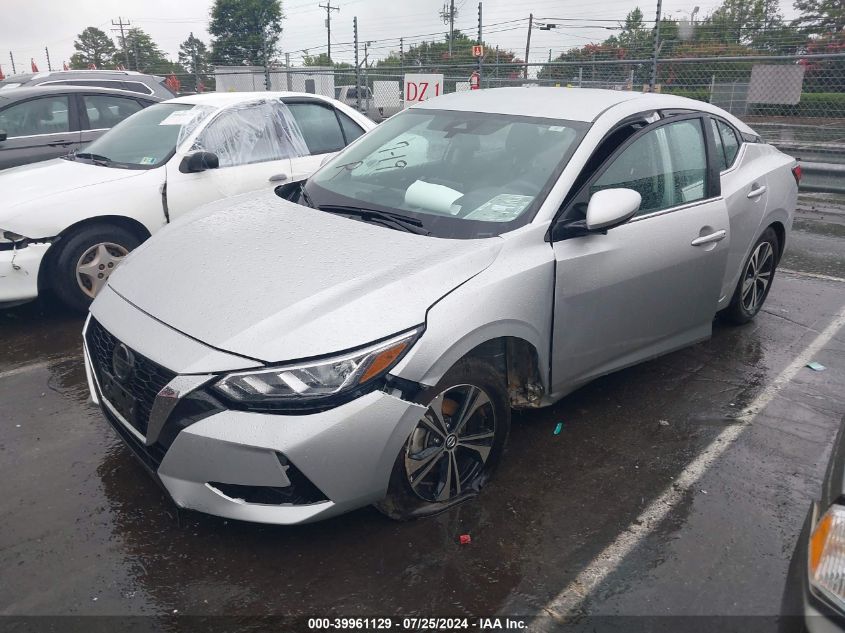 VIN 3N1AB8CV4PY281193 2023 NISSAN SENTRA SV XTRONIC CVT