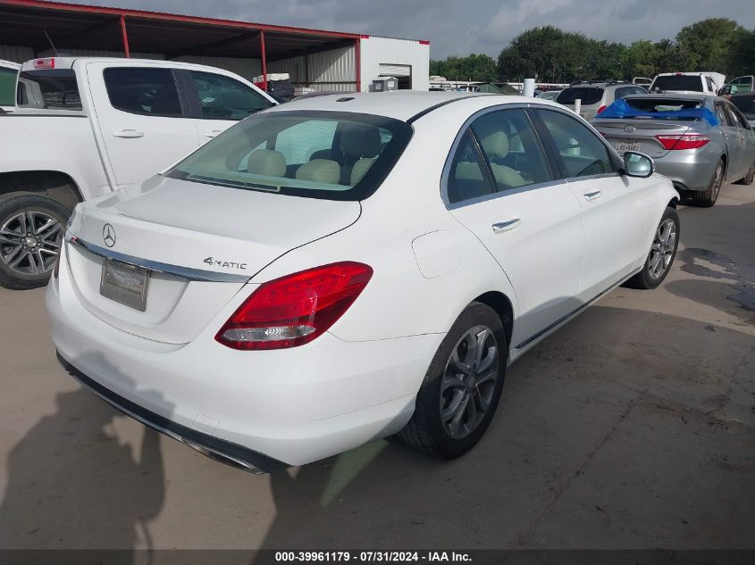 VIN 55SWF4KB1GU101475 2016 Mercedes-Benz C 300, 4Ma... no.4