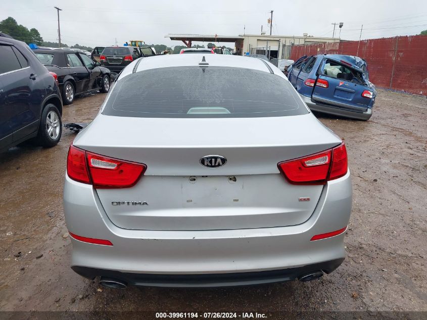 2014 Kia Optima Lx VIN: 5XXGM4A70EG330555 Lot: 39961194