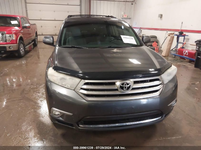 2013 Toyota Highlander V6 VIN: 5TDBK3EHXDS204343 Lot: 39961239