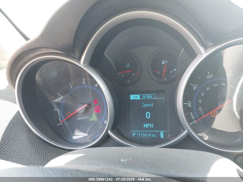 2014 Chevrolet Cruze Lt VIN: 1G1PC5SB4E7104578 Lot: 39961242