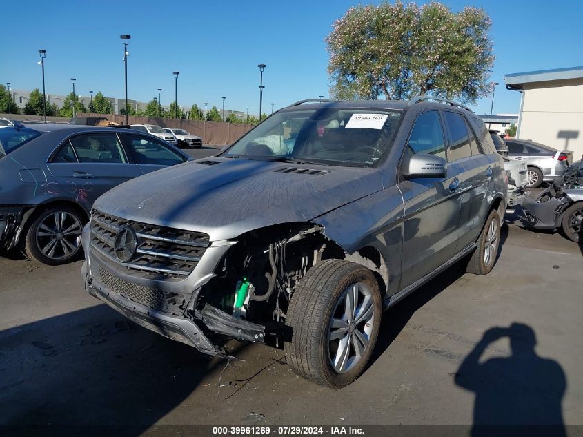 2013 Mercedes-Benz Ml 350 VIN: 4JGDA5JB2DA266191 Lot: 39961269