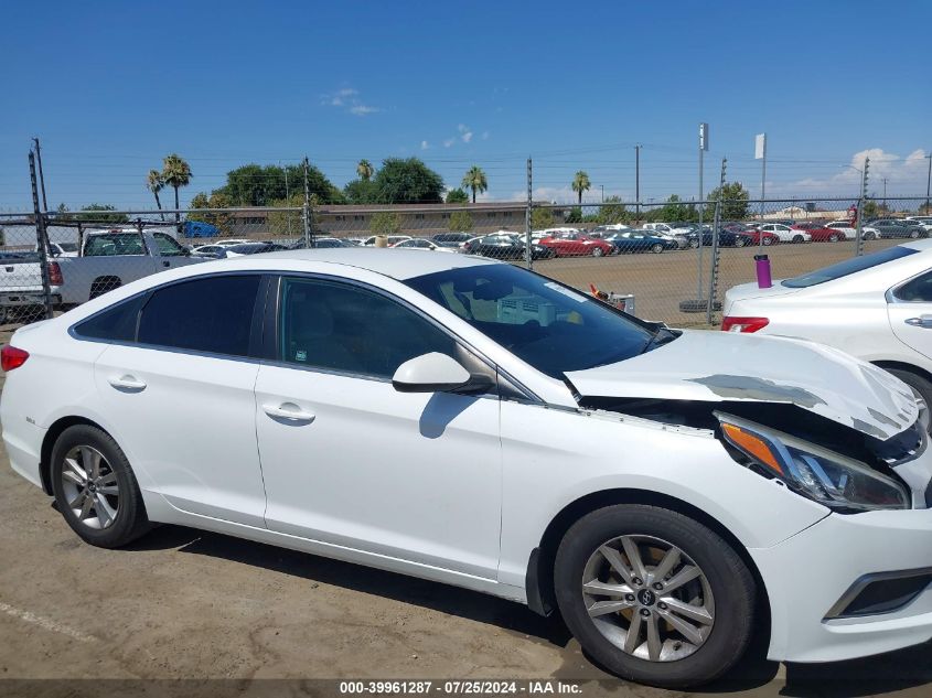 2016 Hyundai Sonata Se VIN: 5NPE24AF6GH405366 Lot: 39961287