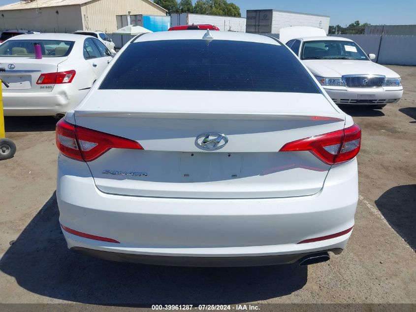 2016 Hyundai Sonata Se VIN: 5NPE24AF6GH405366 Lot: 39961287