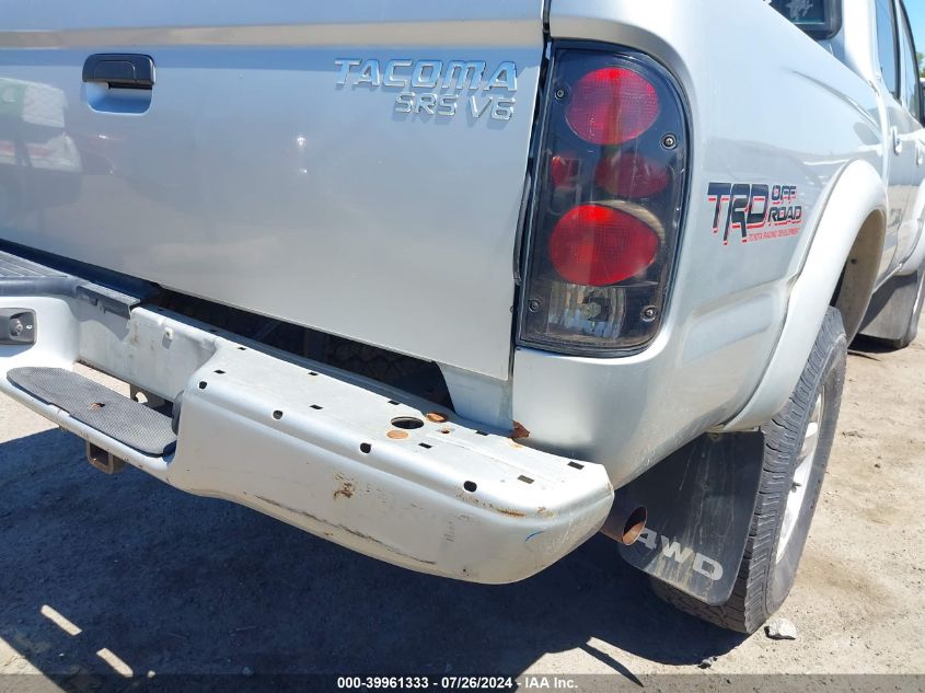 2002 Toyota Tacoma Base V6 VIN: 5TEHN72N32Z017111 Lot: 39961333