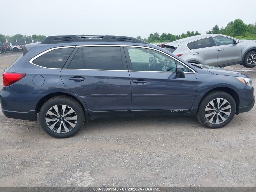 2017 Subaru Outback 2.5I Limited VIN: 4S4BSANC3H3322391 Lot: 39961343