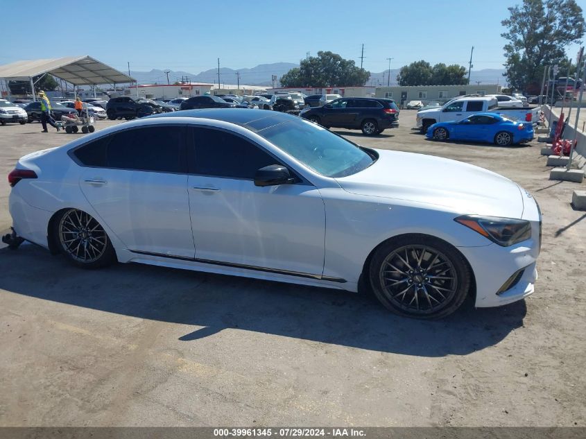 2018 Genesis G80 3.3T Sport VIN: KMHGN4JB2JU227297 Lot: 39961345