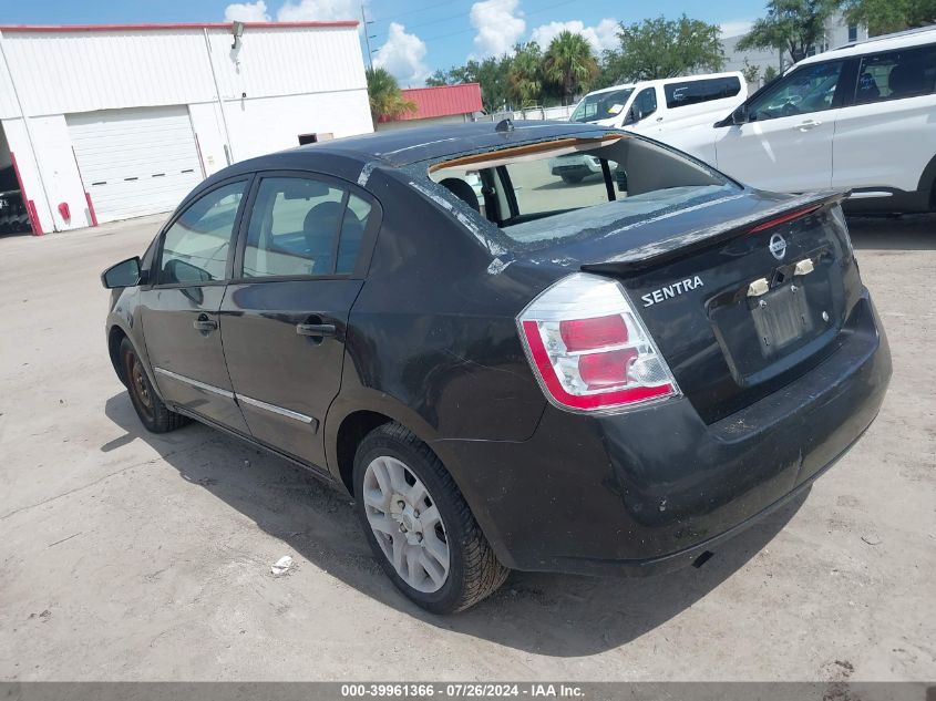 2011 Nissan Sentra 2.0S VIN: 3N1AB6AP8BL692899 Lot: 39961366