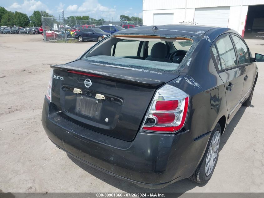 2011 Nissan Sentra 2.0S VIN: 3N1AB6AP8BL692899 Lot: 39961366