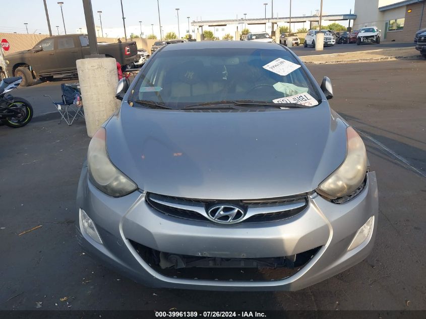 2013 Hyundai Elantra Gls VIN: KMHDH4AE7DU927468 Lot: 39961389