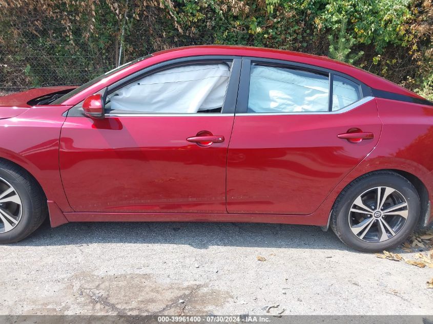 2020 Nissan Sentra Sv Xtronic Cvt VIN: 3N1AB8CV7LY205039 Lot: 39961400