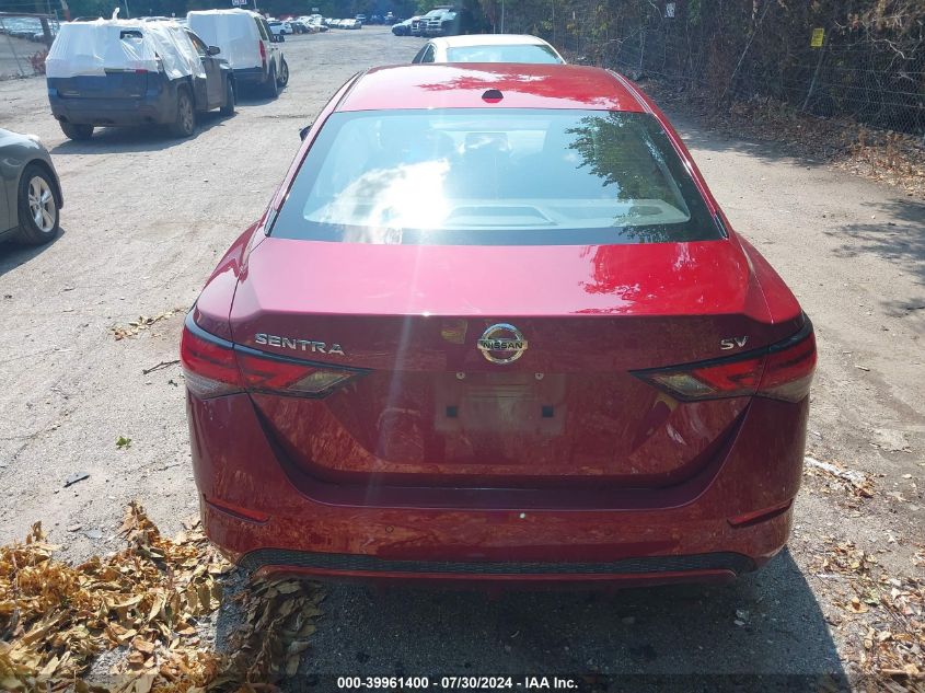 2020 Nissan Sentra Sv Xtronic Cvt VIN: 3N1AB8CV7LY205039 Lot: 39961400