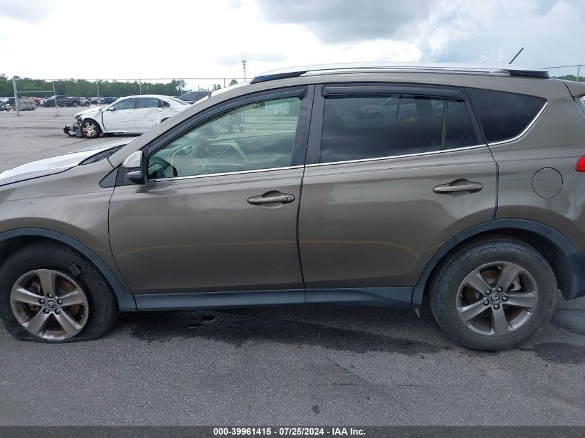 2015 Toyota Rav4 Xle VIN: JTMRFREV0FD125130 Lot: 39961415