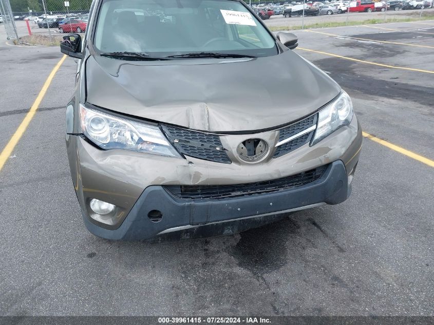 2015 Toyota Rav4 Xle VIN: JTMRFREV0FD125130 Lot: 39961415