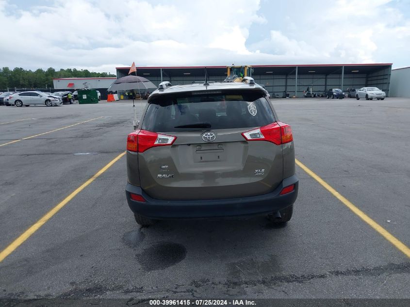 2015 Toyota Rav4 Xle VIN: JTMRFREV0FD125130 Lot: 39961415