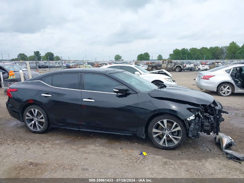 2017 Nissan Maxima 3.5 Platinum VIN: 1N4AA6AP1HC365254 Lot: 39961433