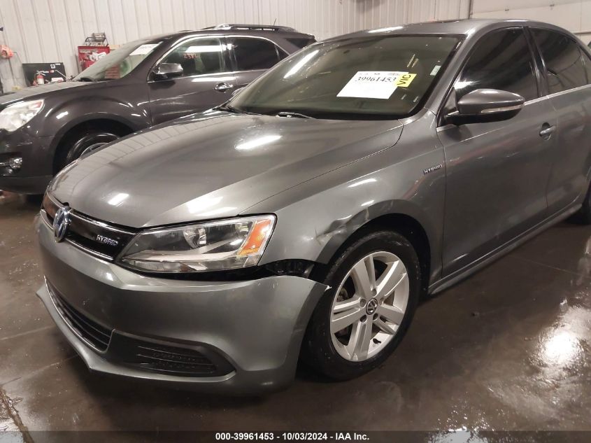 2013 Volkswagen Jetta Hybrid Sel VIN: 3VW637AJ2DM226056 Lot: 39961453