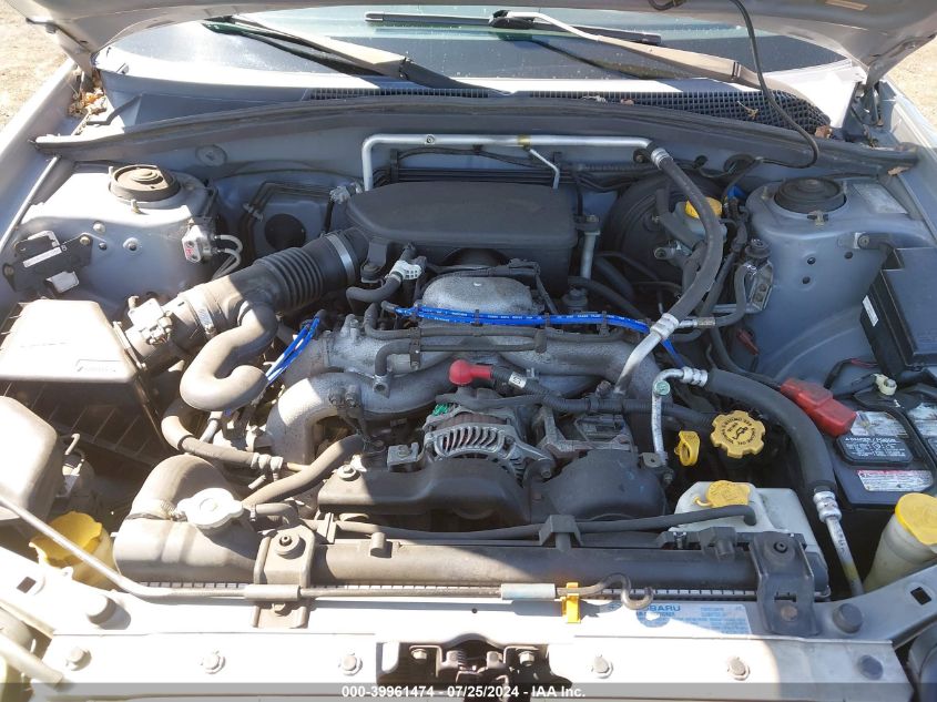 2006 Subaru Forester 2.5X VIN: JF1SG65686H746846 Lot: 39961474