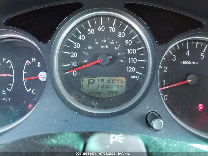 2006 Subaru Forester 2.5X VIN: JF1SG65686H746846 Lot: 39961474