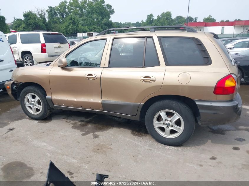 2004 Hyundai Santa Fe Gls VIN: KM8SC73D44U629424 Lot: 39961482