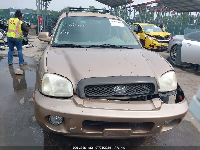 2004 Hyundai Santa Fe Gls VIN: KM8SC73D44U629424 Lot: 39961482