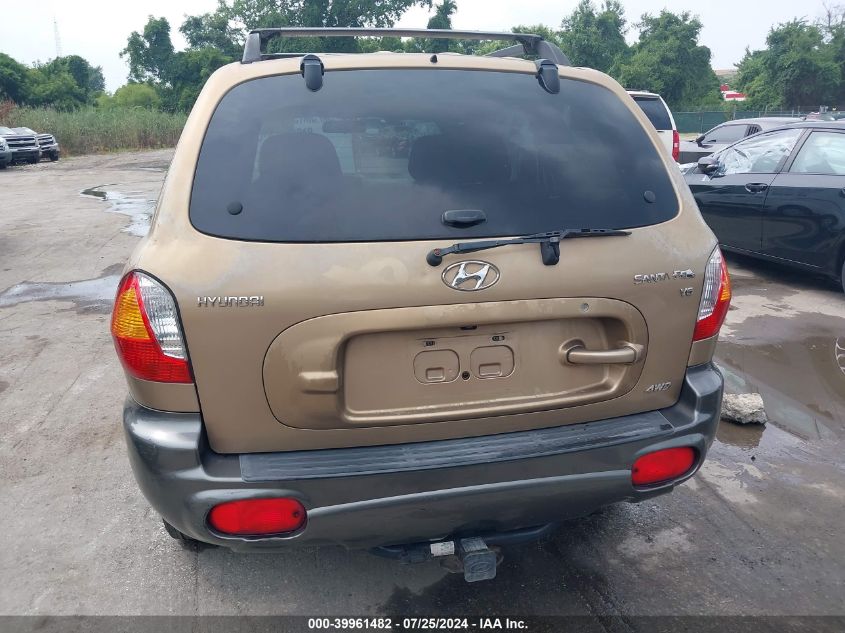 2004 Hyundai Santa Fe Gls VIN: KM8SC73D44U629424 Lot: 39961482