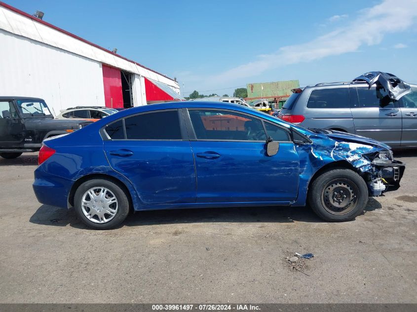 2012 Honda Civic Lx VIN: 19XFB2E53CE004978 Lot: 39961497